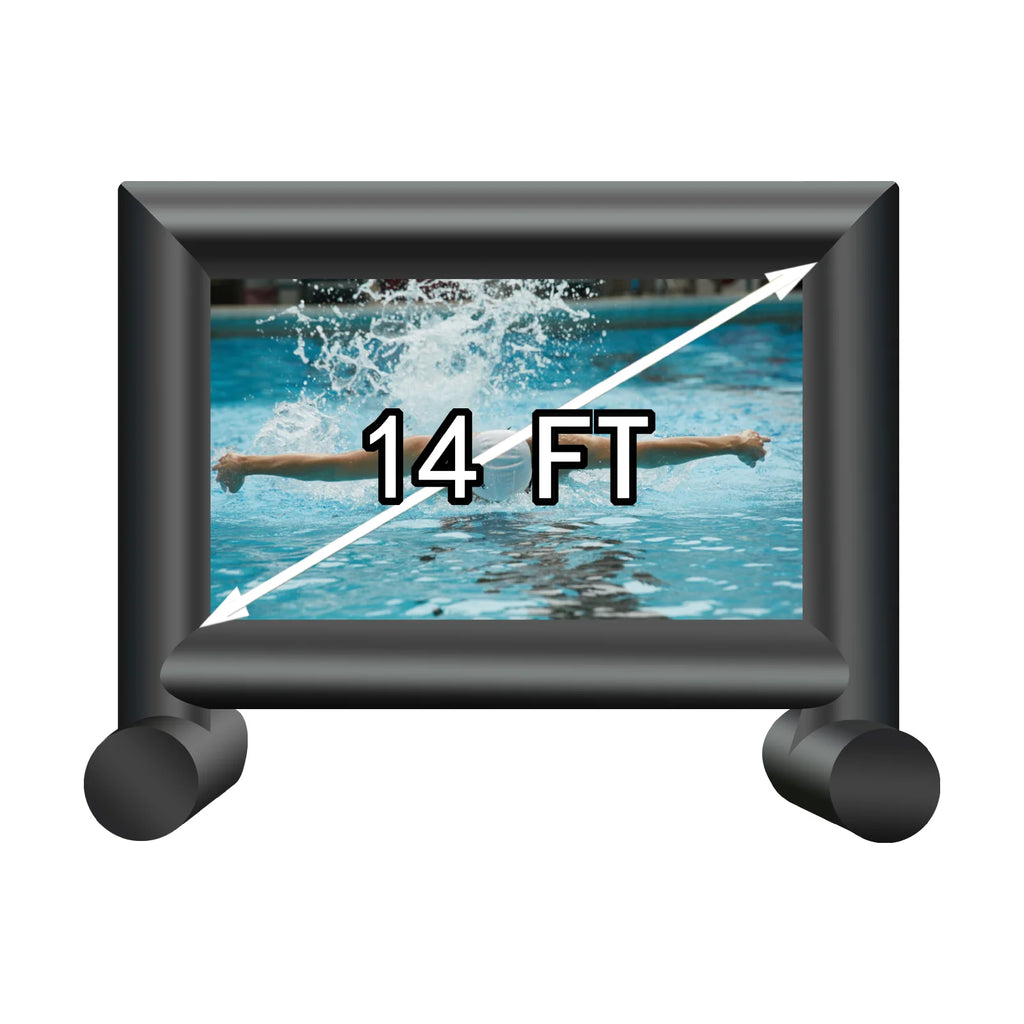 14Ft Inflatable Outdoor Projector Screen Outdoor Inflatable