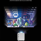 Q2 Portable Mini Movie Projector Same Screen Smartphone 640*480P for Outdoor Camping Home Theater Children'S Gifts
