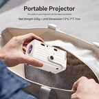 Mini Projector 1080P Support Portable Movie Projector for Indoor & Outdoor Projection Compatible with TV Stick/Hdmi
