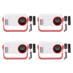 1080P Small Projector Home Portable Movie Projector LED Wifi 360 Deg Rotation 150ANSI Auto Correction for TV Stick Laptop PC